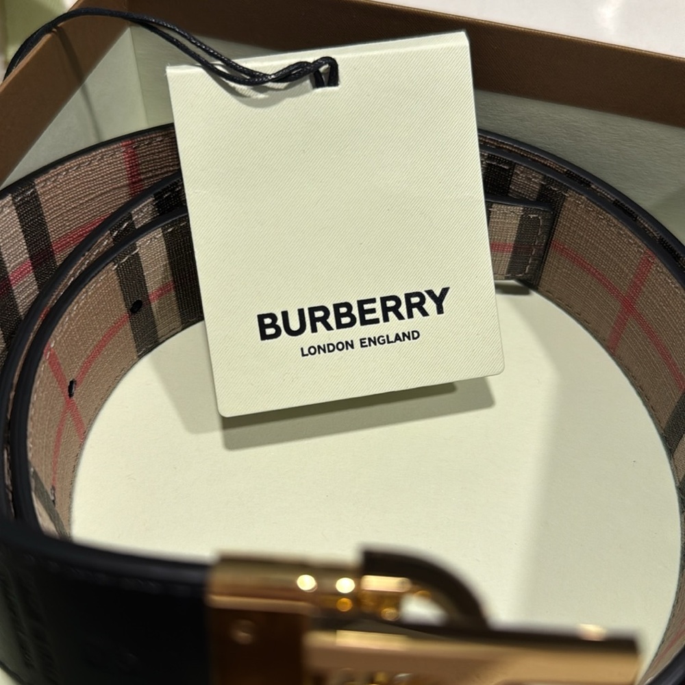 Burberry Men’s Reversible Belt 40/100 - Picture 2 of 9
